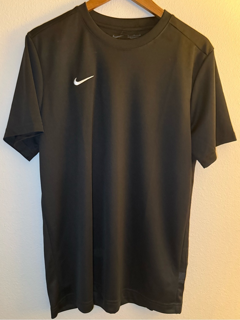 Nike Black Short Sleeve Dri-FIT Crew Tee